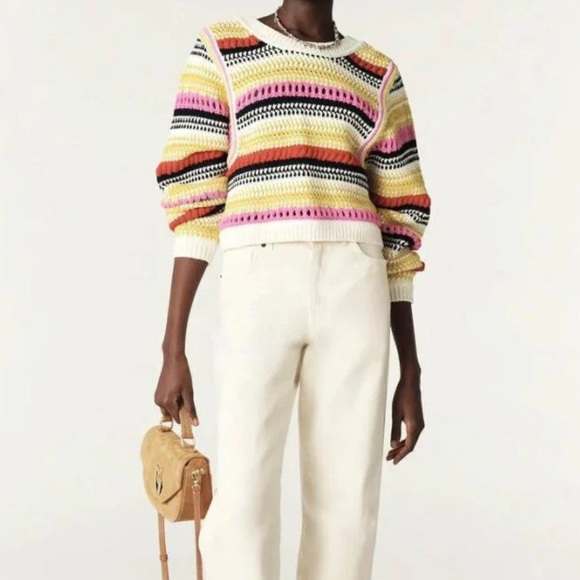ba&sh Multicolor Striped Cardigan - Picture 6 of 15